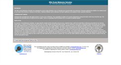 Desktop Screenshot of ocularmelanomacalculator.com